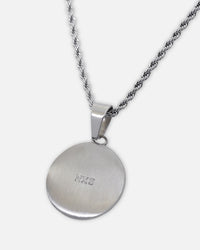 NXS Burning Heart Necklace White Gold