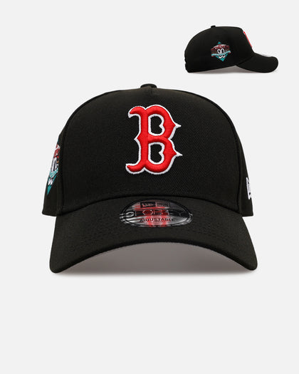 New Era Boston Red Sox 'Black And Team Color' 9FORTY A-Frame Snapback Black/Official Team Color