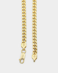 House Of Auric 5mm Cuban Link Chain 18K Gold Vermeil