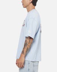 Mitchell & Ness New York Yankees Stack Box T-Shirt Baby Blue