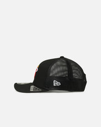 New Era Miami Heat 'HWC' 9SEVENTY Trucker Stretch Snapback Black