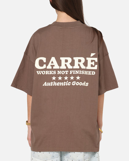 Carre Pocket T-Shirt Brown