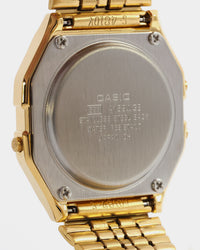 Casio A159WGEA-1DF Watch Gold/Black