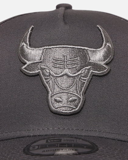 New Era Chicago Bulls 'Tonal Graphite' 9FORTY A-Frame Snapback Graphite