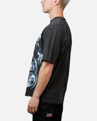 Sworn To Us Ride Strong 'Outlaw Spirit' T-Shirt Washed Black