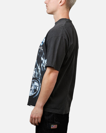 Sworn To Us Ride Strong 'Outlaw Spirit' T-Shirt Washed Black