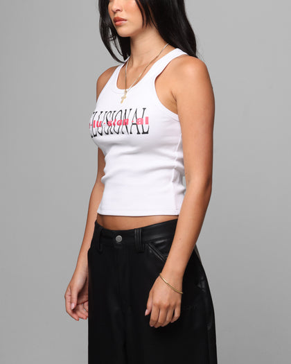 Loiter Women's Delusional Tank White