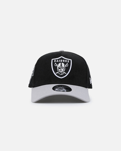 New Era Las Vegas Raiders '2-Tone Corduroy' 9FORTY A-Frame Snapback Black