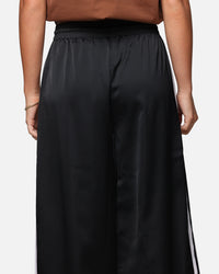 Adidas Women's Satin Wide Leg Pants Black