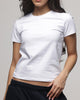 American Thrift Women's Shrunken T-Shirt White