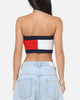 Tommy Jeans Women's TJW RWB Badge Tube Top White/Multi