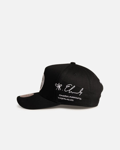 Mitchell & Ness Minnesota Timberwolves Anthony Edwards 'Signature' Pro Pinch Snapback Black
