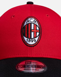 New Era AC Milan 'Contrast Scarlet' 9FORTY Strapback Red