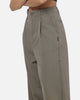 Carre Heritage Pleated Pants Sage Pinstripe