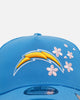 New Era Los Angeles Chargers 'Cherry Blossoms' 9FORTY A-Frame Snapback Official Team Color