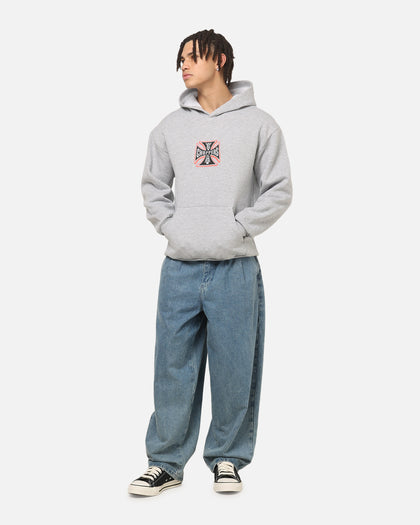 West Coast Choppers Choppers Cross Hoodie Grey Marle