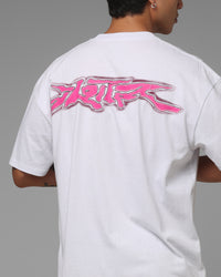 Loiter Cyber Logo T-Shirt White