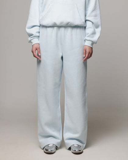 American Thrift Women's Straight Leg Trackpants Light Blue
