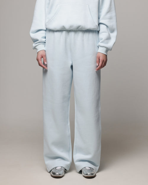 American Thrift Women's Straight Leg Trackpants Light Blue