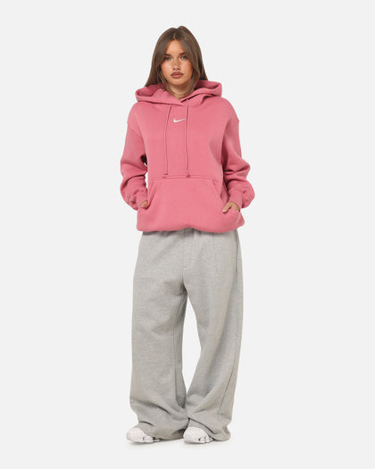 Nike Women's Sportswear Phoenix Fleece Oversized Pullover Hoodie Peony/Sail