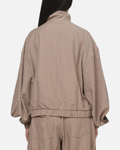 Adidas Checks Track Jacket Beige