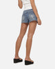 Ed Hardy Women's Butterfly Denim Shorts Indigo