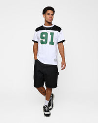 X-Large Football Short Sleeve T-Shirt Black