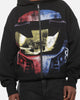 73Studio X Halo Xbox Red Vs Blue Split Hoodie Black