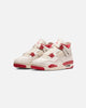 Jordan Women's Air Jordan 4 Retro "Pale Ivory and Tough Red" Pale Ivory