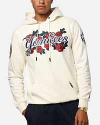 Pro Standard New York Yankees Roses Pullover Hoodie Eggshell