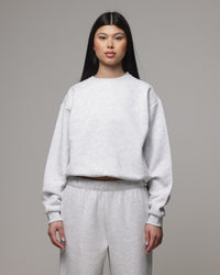 American Thrift Women's Classic Crewneck Grey Heather