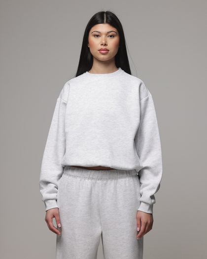 American Thrift Women's Classic Crewneck Grey Heather