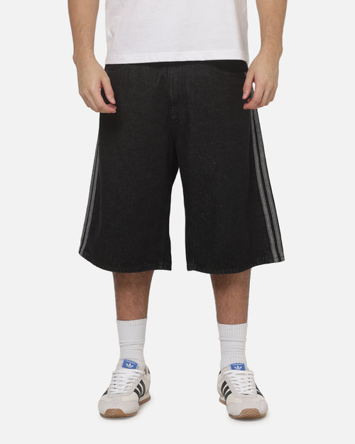 Adidas Firebird Denim Shorts True Black