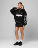 Loiter Rave Zip Hoodie Black