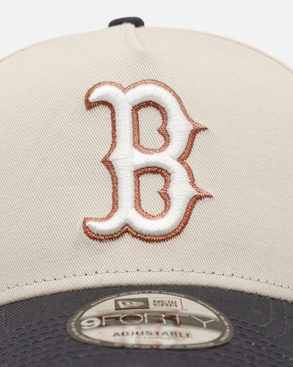 New Era Boston Red Sox 'Smooth' 9FORTY A-Frame Snapback Stone