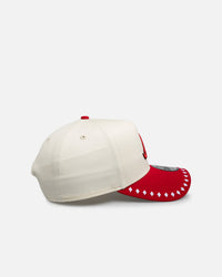 New Era Atlanta Braves 'Royal Flush' 9FORTY A-Frame Snapback White/Red