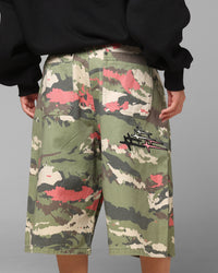 Loiter Hybrid Patch Shorts Camo