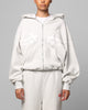 Loiter Celestial Full Zip Hoodie Light Grey Marl