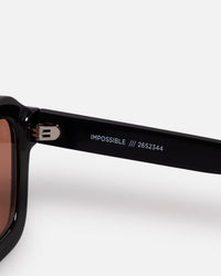Le Specs Impossible Sunglasses Black/Cinnamon