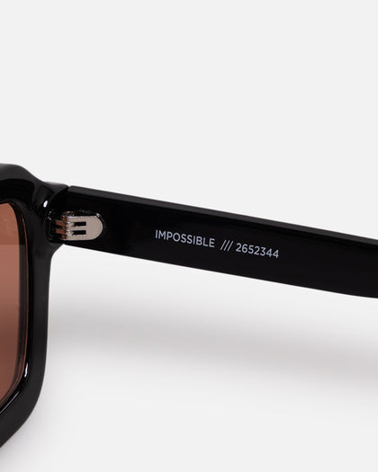 Le Specs Impossible Sunglasses Black/Cinnamon