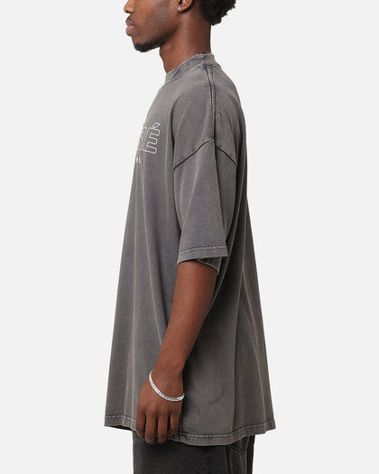 Carre Out Motion T-Shirt Washed Charcoal