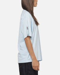Majestic Athletic Women's Los Angeles Dodgers Heart Applique Oversized T-Shirt Baby Blue