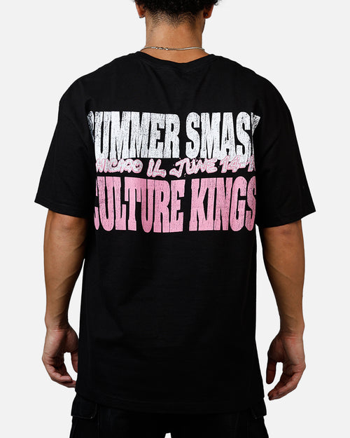 Summer Smash Line Up Vintage T-Shirt Washed Black