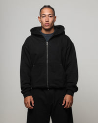 American Thrift Zip Hoodie Black