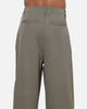 Carre Heritage Pleated Pants Sage Pinstripe