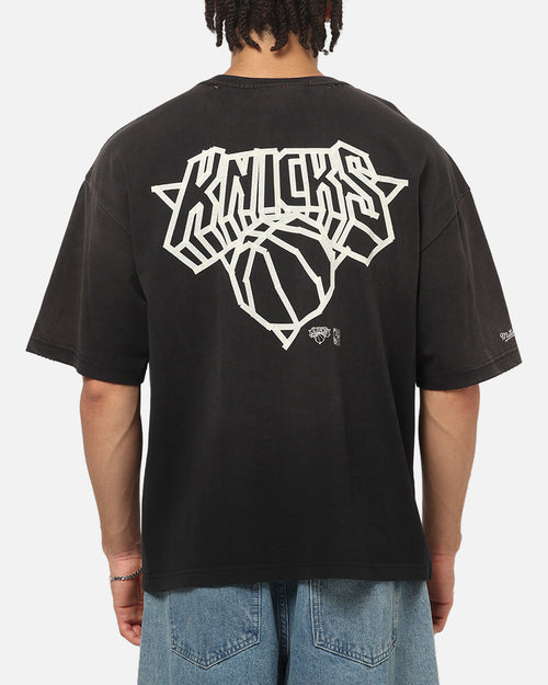 Mitchell & Ness New York Knicks Tape T-Shirt Black