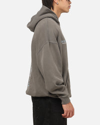 Saint Morta La Muerte Boxy Hoodie Washed Charcoal