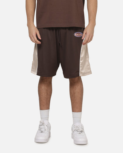 Mitchell & Ness New York Knicks Y2K Mesh Shorts Seal Brown