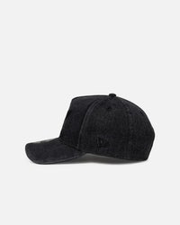New Era New Zealand All Blacks 'Washed Denim' 9FORTY A-Frame Snapback Black