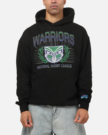 Bleacher Athletic New Zealand Warriors NRL Adult Club Wreath Hoodie Black